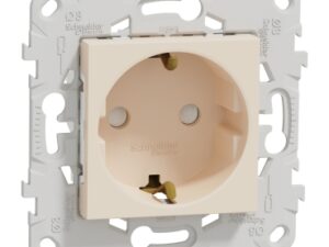 Контакт единичен Schneider New Unica сл.кост с монт. рамка